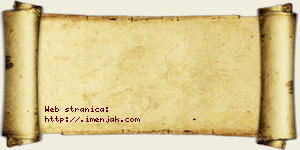 Isak Vicković vizit kartica